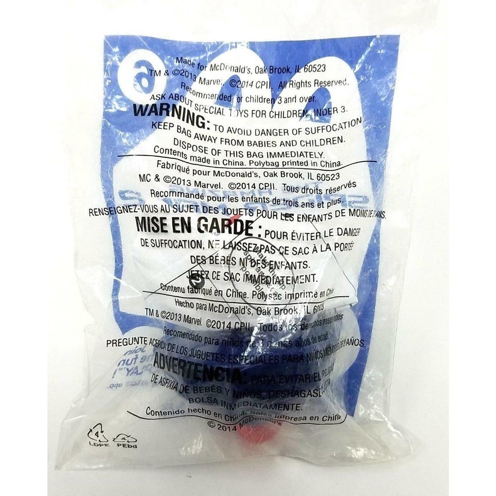 2014 McDonalds Happy Meal Toy - Spiderman 2 Series - Toy #6 Spidey Spinning Top - Picture 3 of 3